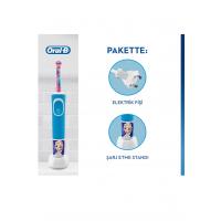 Oral-B D100 Çocuklar için  Frozen Şarj Edilebilir Diş Fırçası